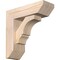 Ekena Millwork Balboa Slat Smooth Bracket w/ Offset Brace, Douglas Fir, 5 1/2"W x 16"D x 16"H BKT0604X16X16BOA06SDF - alternate 1